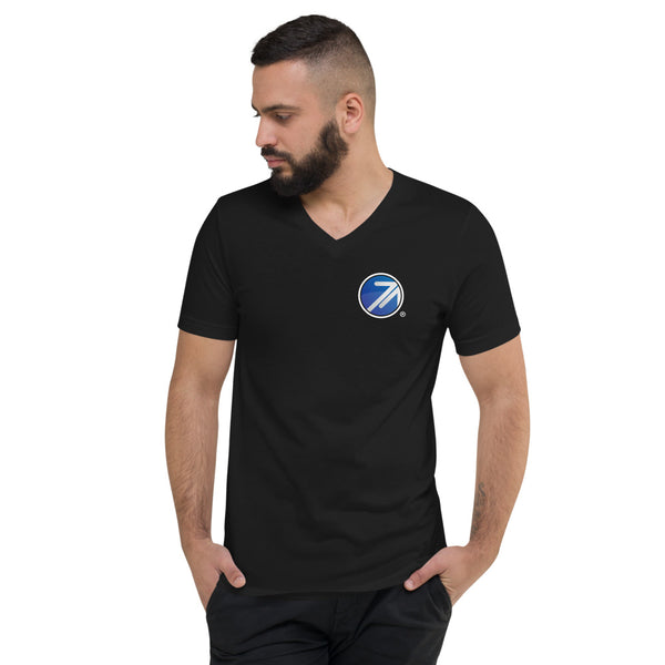 Accurate Logo V-Neck T-Shirt